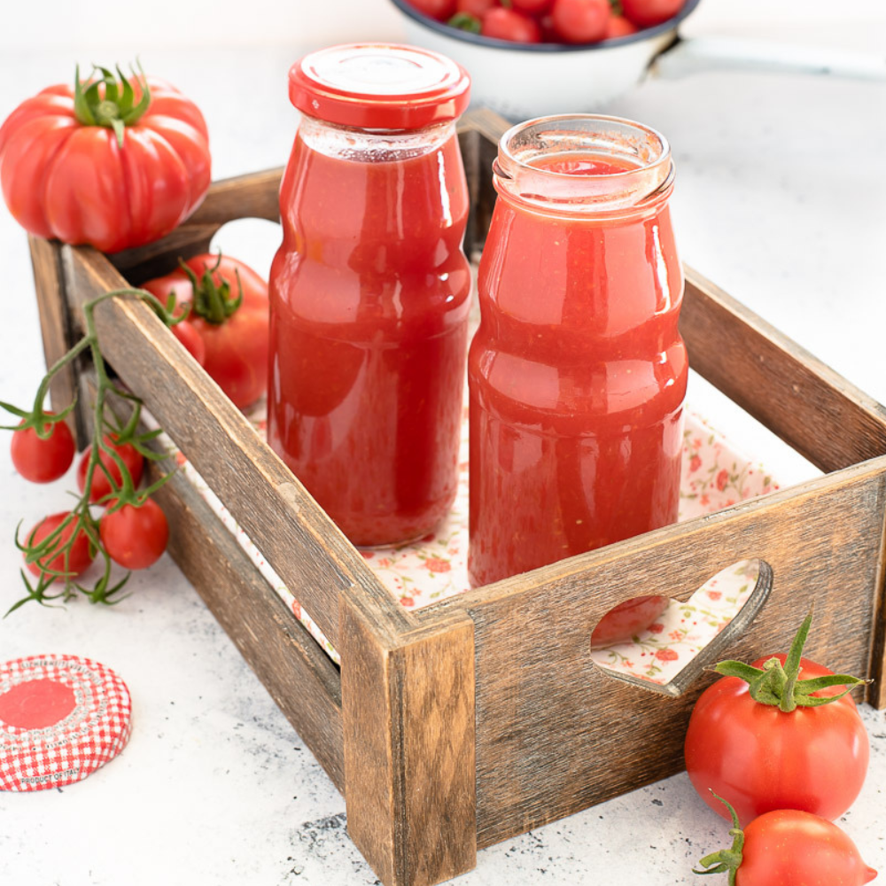 Passata di Pomodoro gusto casareccio - vaso in vetro 580 ml - Orto