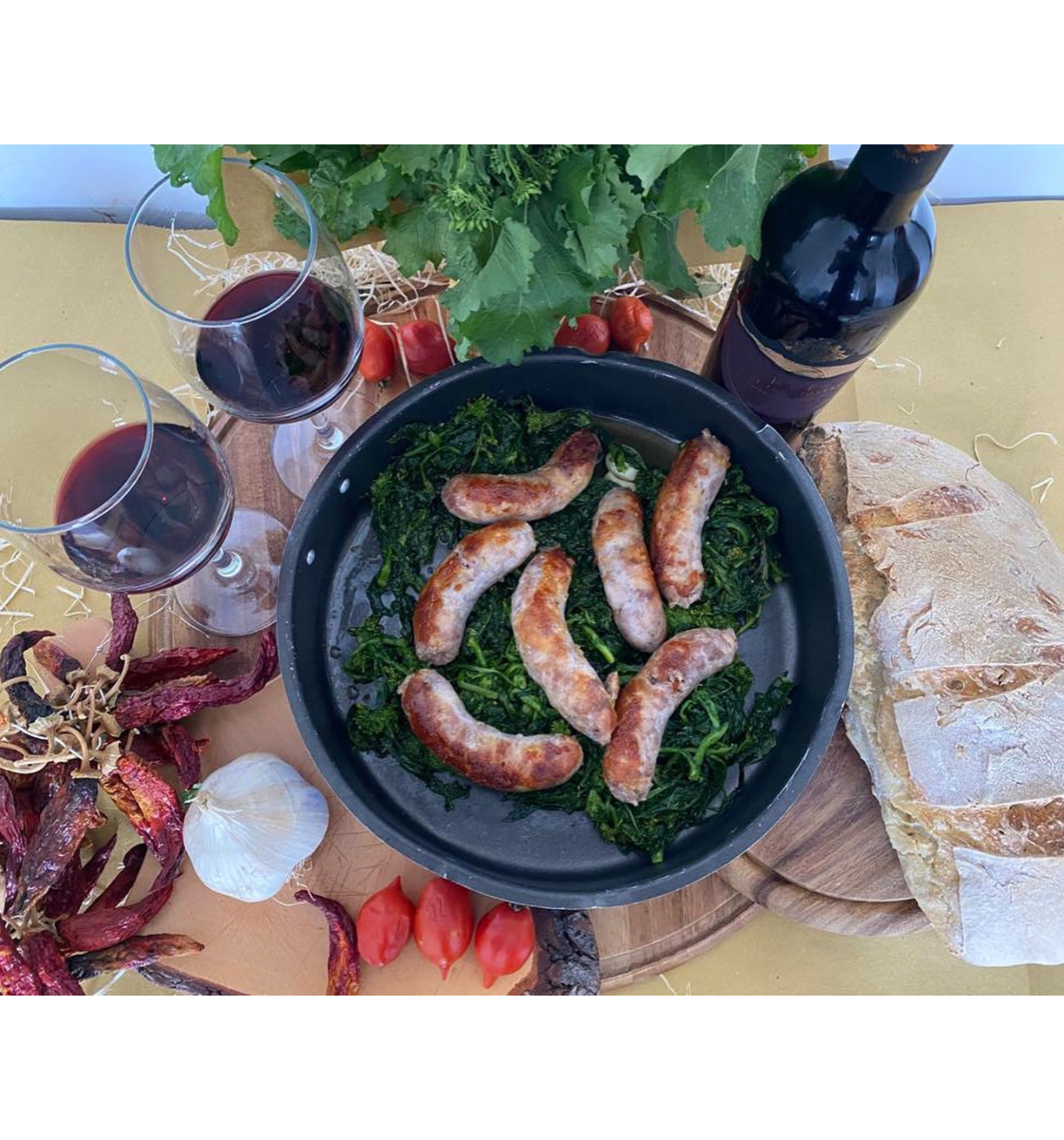 Sausage with knife tip with Friarielli - Vesuvio Street Food