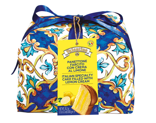 Artisan panettone filled with lemon cream - 1 kg