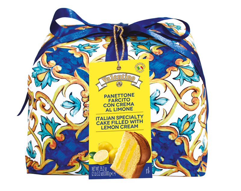 Artisan panettone filled with lemon cream - 1 kg