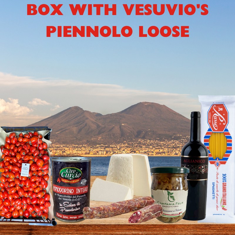 Box speciale con pomodoro del piennolo sciolto