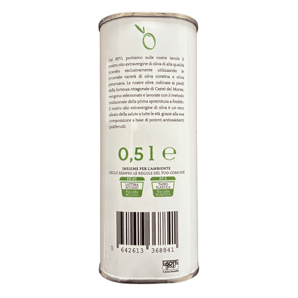 Fruity and intense extra virgin olive oil - 0,5 Lt. - Olio Extra Vergine - Vesuvio Street Food