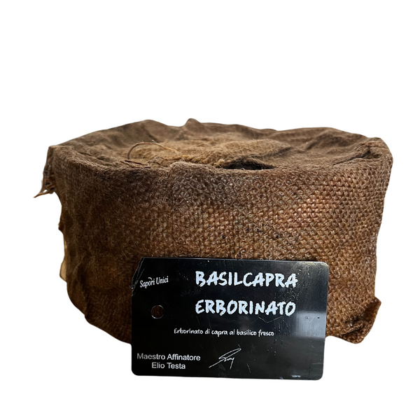 Basil-Capra artisan cheese - 260 gr