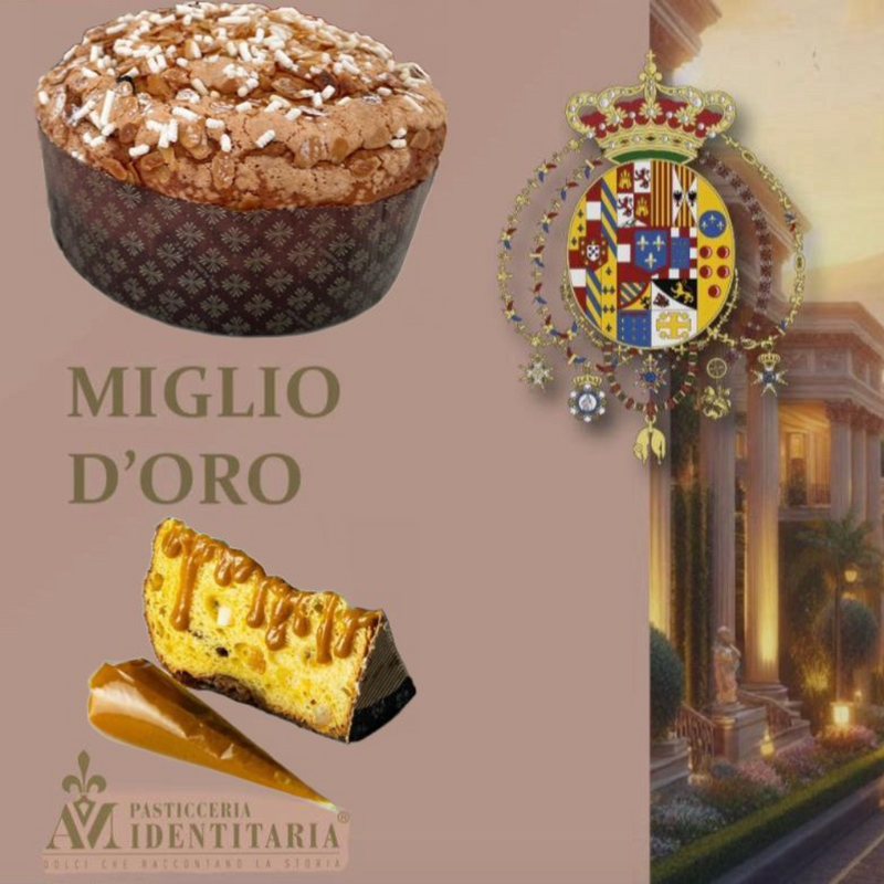 Artisanal Panettone "Miglio D'Oro" - 1 kg