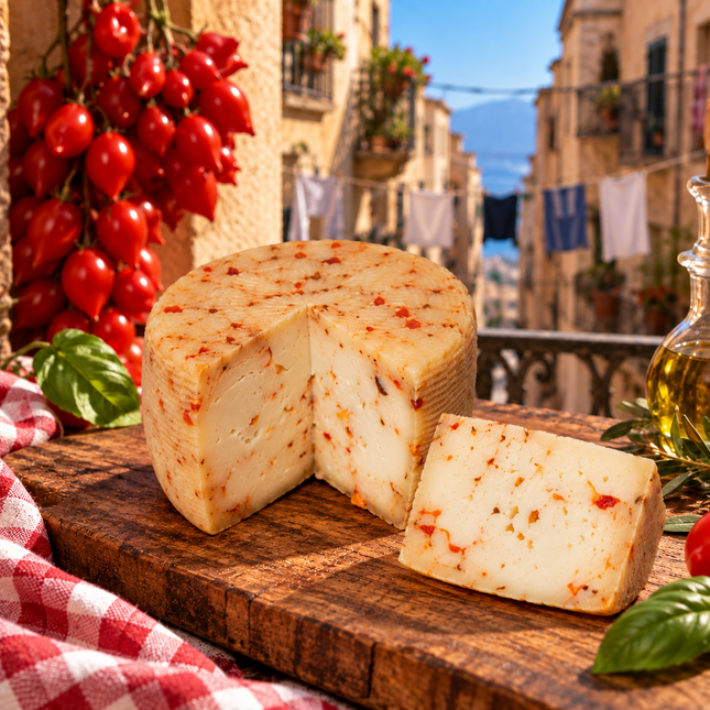 Bagnolese Pecorino with Chilli – 250 gr - Pecorino cheese - Vesuvio Street Food