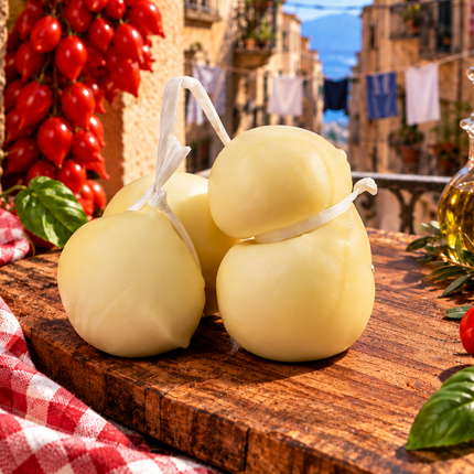 Bagnolese Scamorza Cheese – 300 gr - Pecorino cheese - Vesuvio Street Food