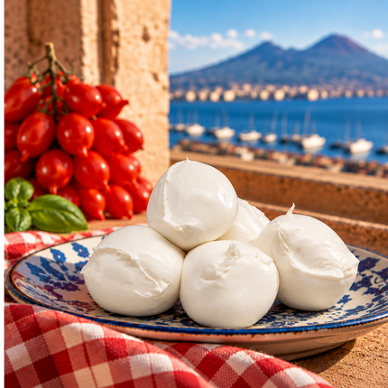 Buffalo Mozzarella “Ciliegine” – 350 gr. - Formaggio - Vesuvio Street Food