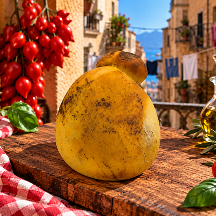Caciocavallo with smoked buffalo milk - 550 gr - Formaggio - Vesuvio Street Food