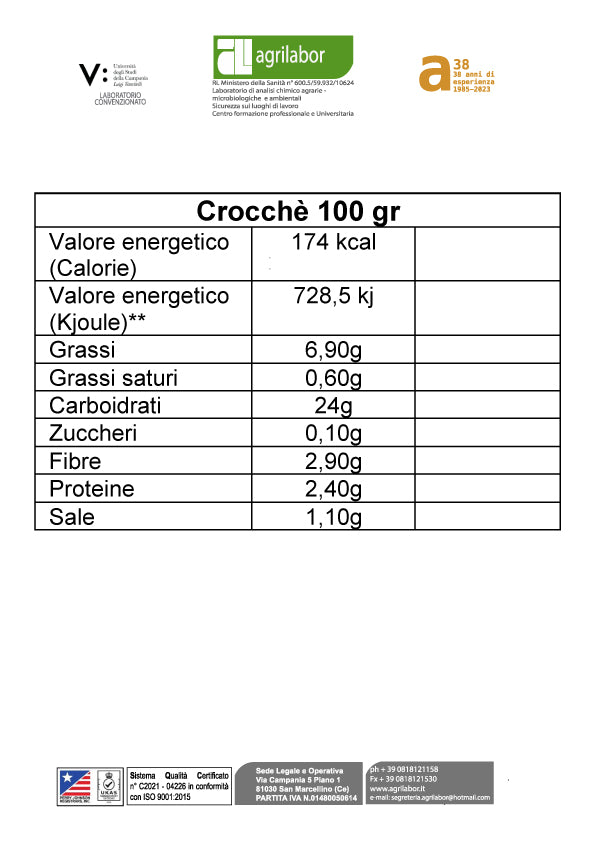 Crocchè con provola - 4 pz