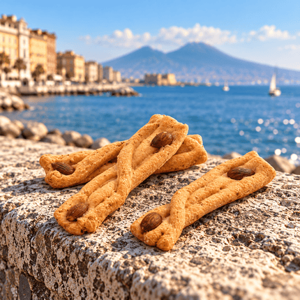 Handmade braids pepper and almonds - 500 gr - Treccine - Vesuvio Street Food