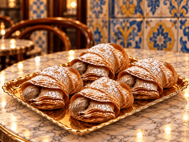 Lobster tail with hazelnut and cocoa cream - 4 Pz. - Dolce - Vesuvio Street Food