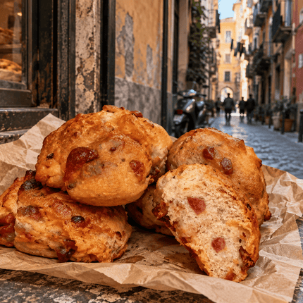 Mini Neapolitan Casatiello - 4 Pz. - Alimentare - Vesuvio Street Food