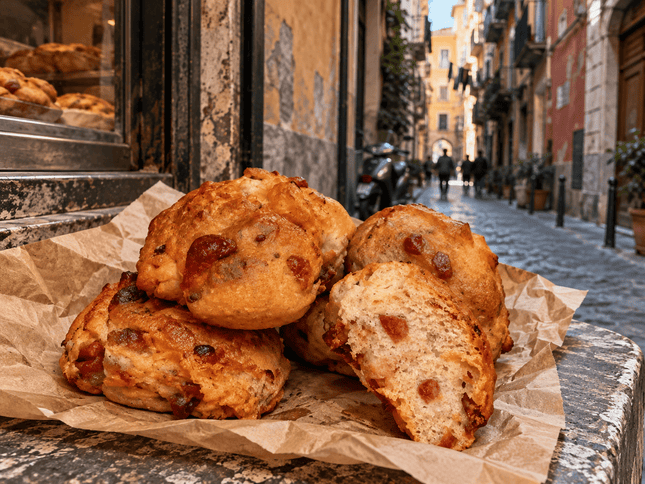 Mini Neapolitan Casatiello - 4 Pz. - Alimentare - Vesuvio Street Food