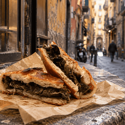 Pizza whit escarole - 1 kg - Rosticceria - Vesuvio Street Food