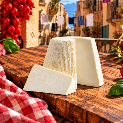 Seasoned ricotta cheese - 400 gr - Ricotta Stagionata - Vesuvio Street Food