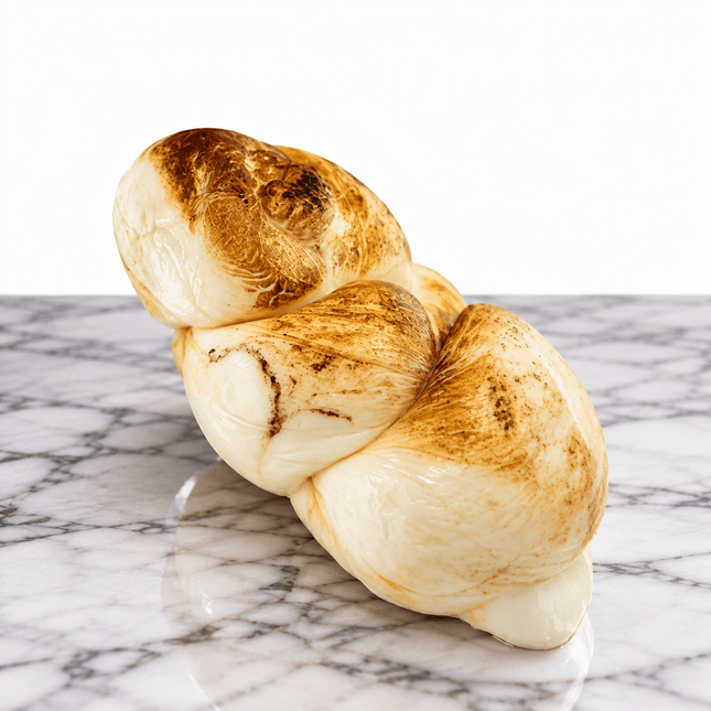 Smoked Braided Buffalo Mozzarella – 520 gr. - Fresh Cheese - Vesuvio Street Food