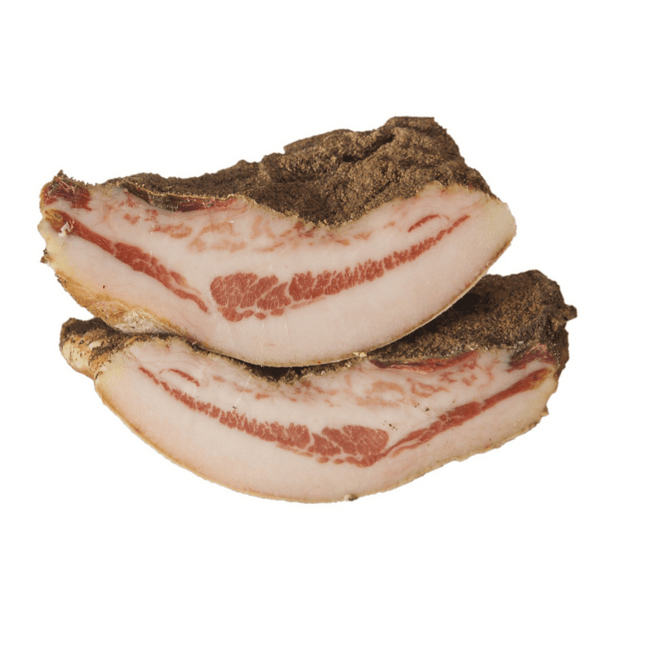 Faicchio Guanciale 250gr – Traditional Cured Pork Cheek - Aged cured meats - Vesuvio Street Food